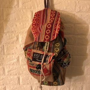 bohemian rice love bag